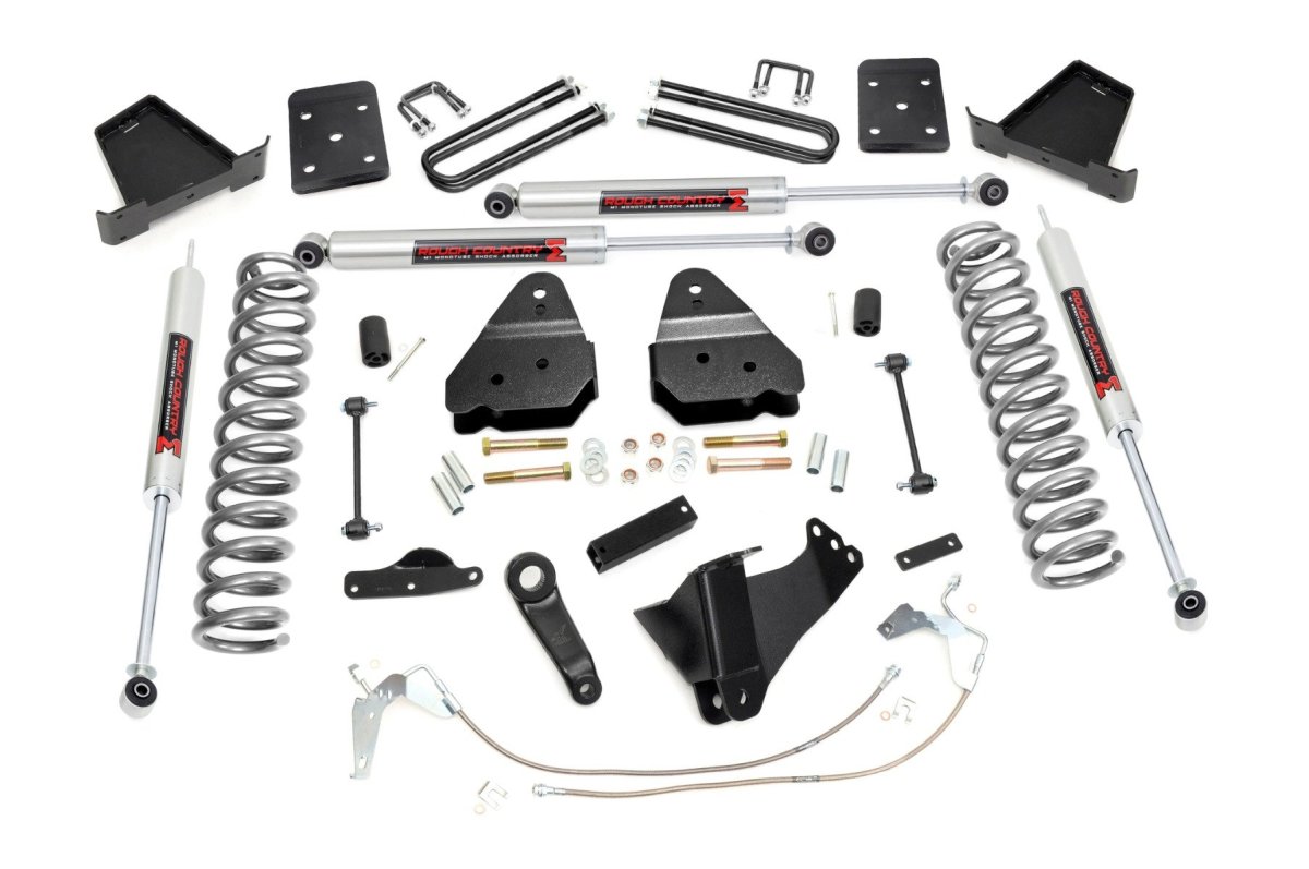 Ford F-250 Super Duty Suspension Lift Kit - Rough Country - 4.5 Inch Lift Kit | W/O Overloads | M1 - '08-'10